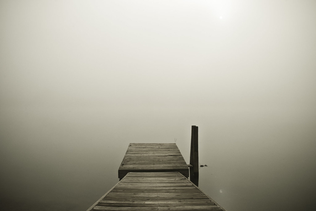 Wooden pier and mooring dock at Sedef Port with clear waters